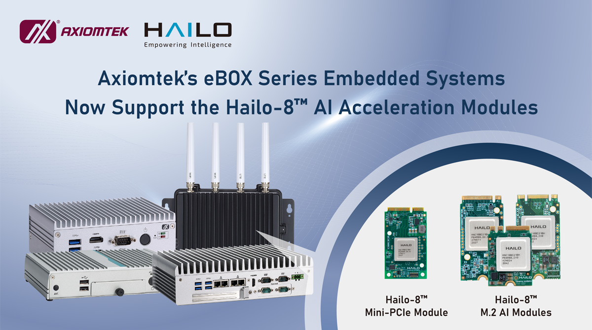 All eBOX Series Now Support the Hailo-8™ Edge AI Modules